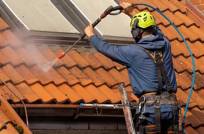 Démoussage et hydrofuge de toiture à Caudiès-de-Conflent